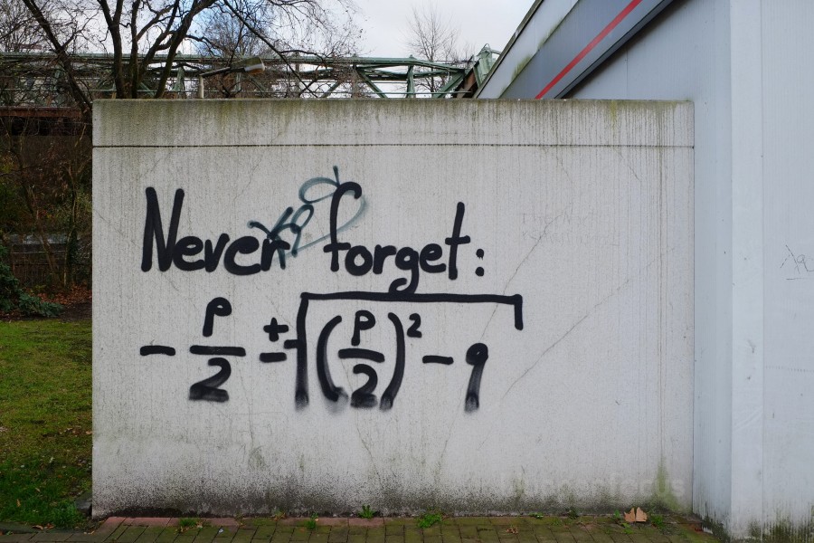 Formel-Graffiti in Wuppertal